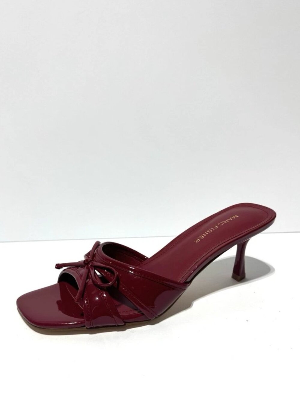Marc Fisher Womens Delphy Sandals Dark Red Size 8 M